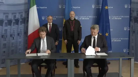 Italy is to provide Ukraine with a further €10 million for energy sector reconstruction