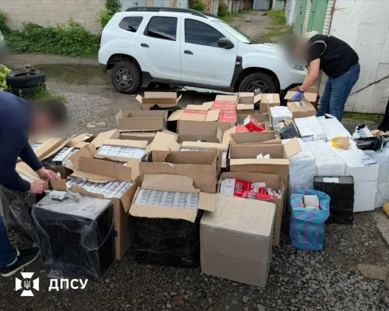 Border guards in Kharkiv have uncovered three distribution channels for counterfeit cigarettes; the value of the seized goods amounts to 8.4 million hryvnias