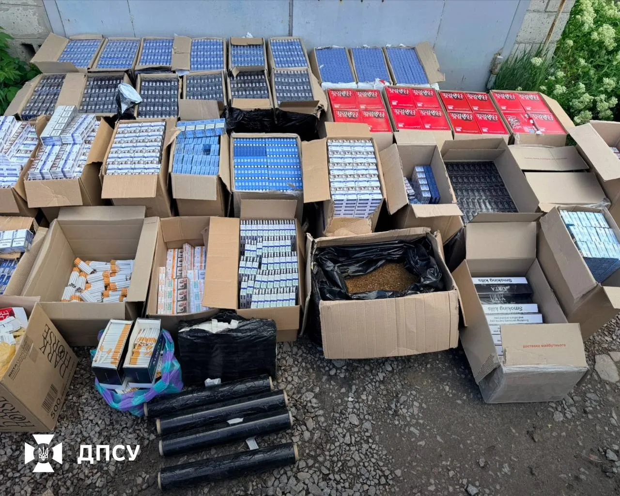 Border guards in Kharkiv have uncovered three distribution channels for counterfeit cigarettes; the value of the seized goods amounts to 8.4 million hryvnias