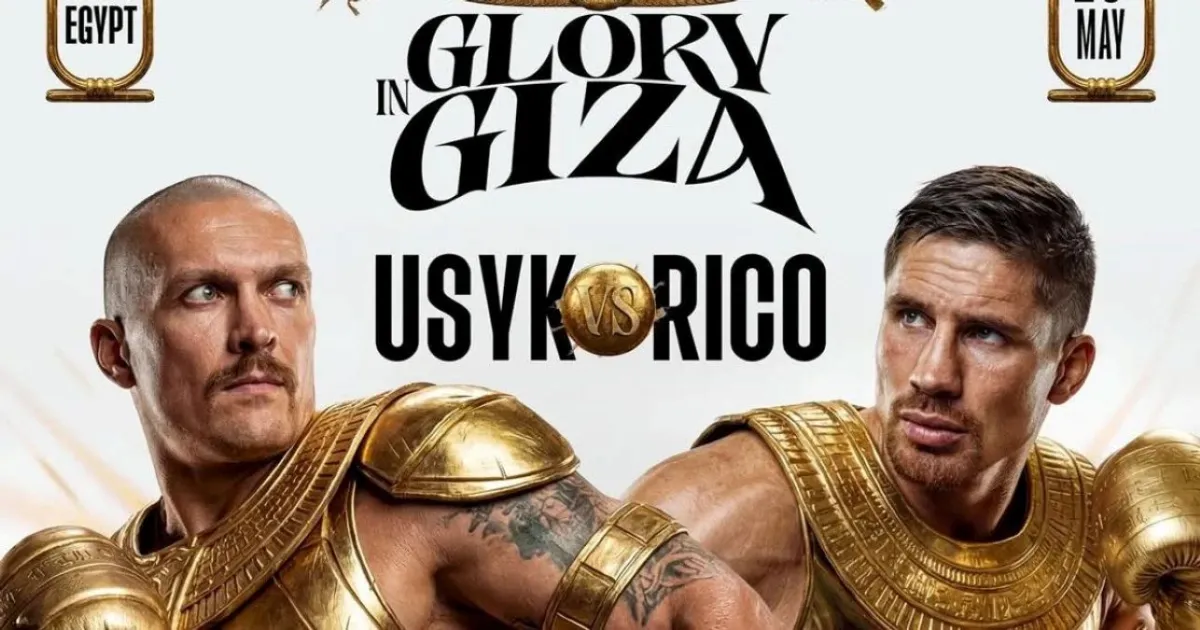 Usyk and Verkhoven are set to fight in Giza