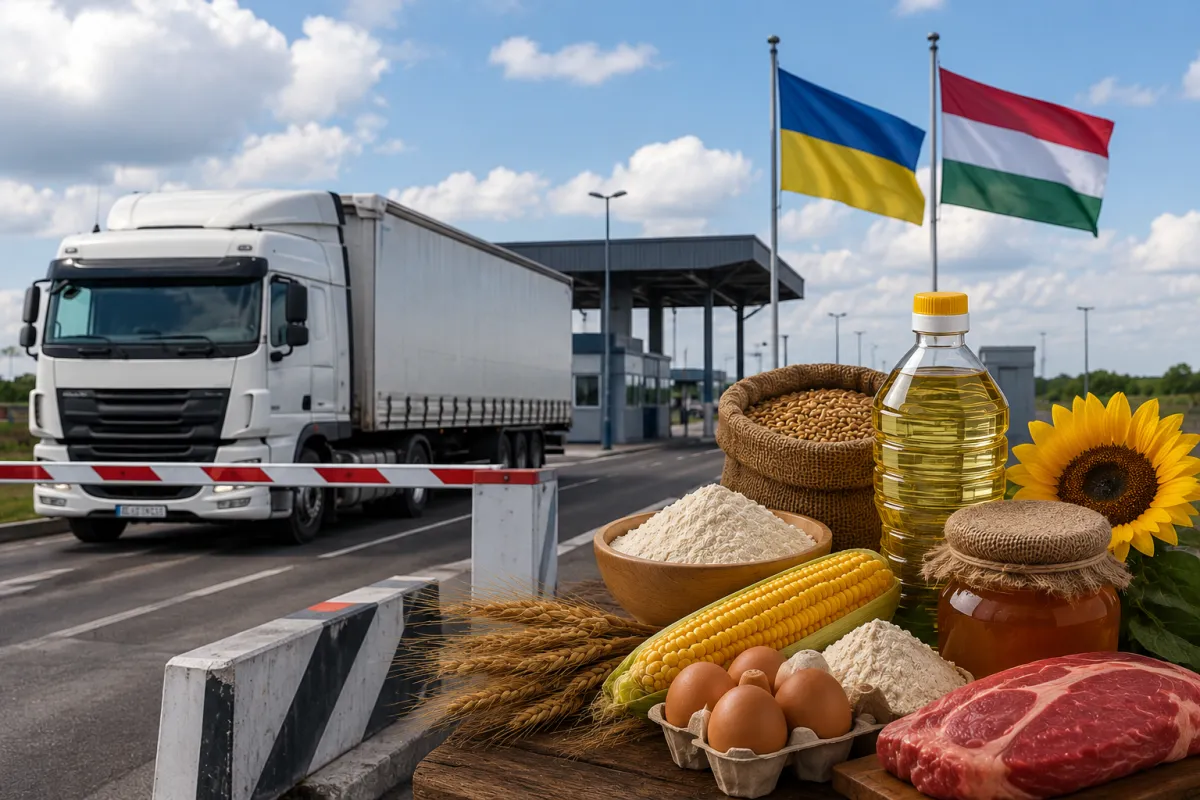 Hungary has once again imposed restrictions on imports of Ukrainian agricultural products