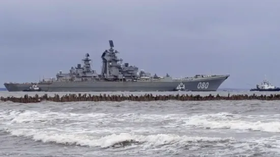 The Admiral Nakhimov may be being prepared for a return to sea