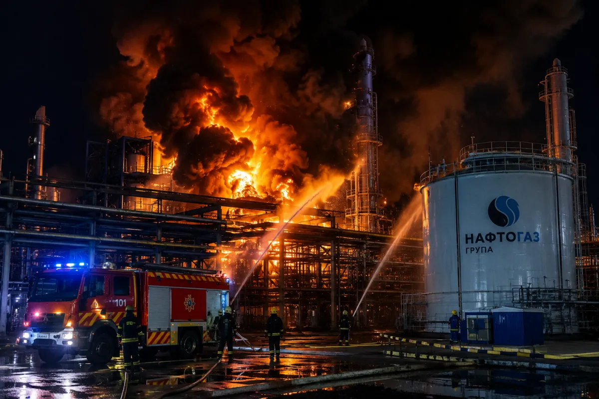 Russia has launched strikes on Naftogaz facilities in two areas