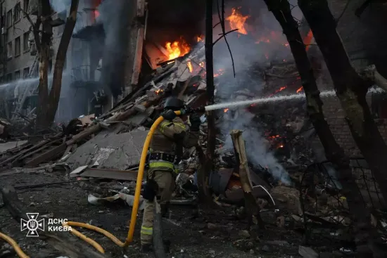 Massive attack on Kyiv on the night of 24 May: one person killed