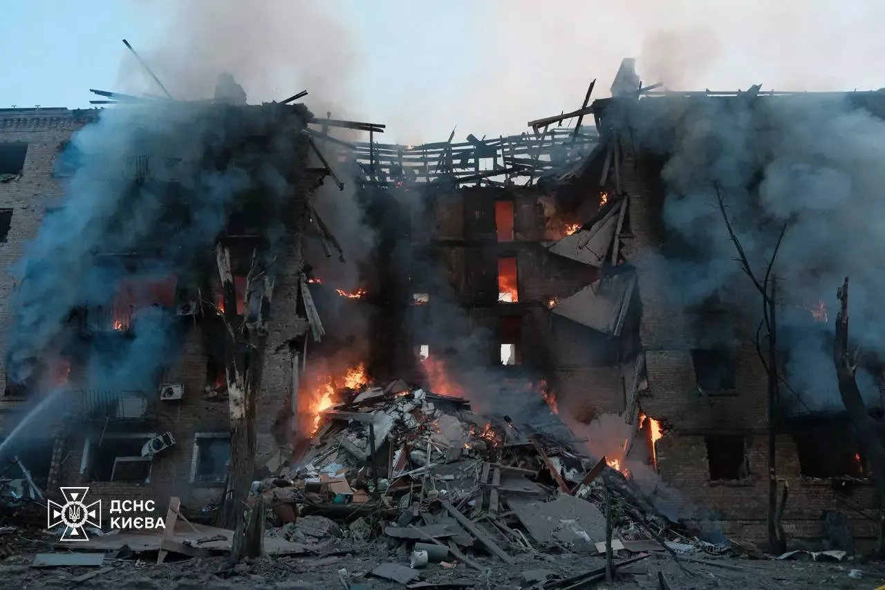 Massive attack on Kyiv on the night of 24 May: one person killed