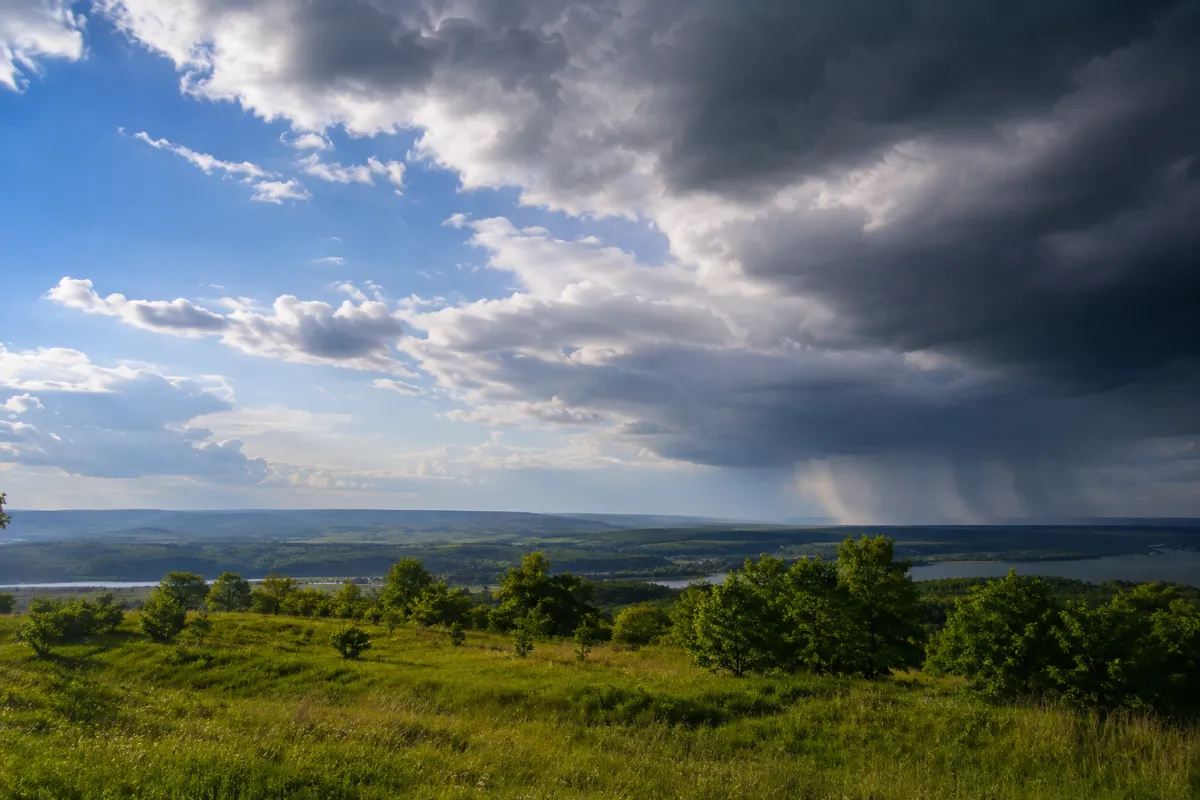 The weather in Ukraine on 24 May 2026