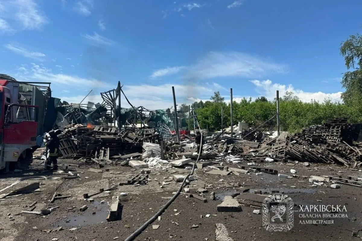 A Russian strike on Dergachi claimed the lives of two people, with a further 19 injured