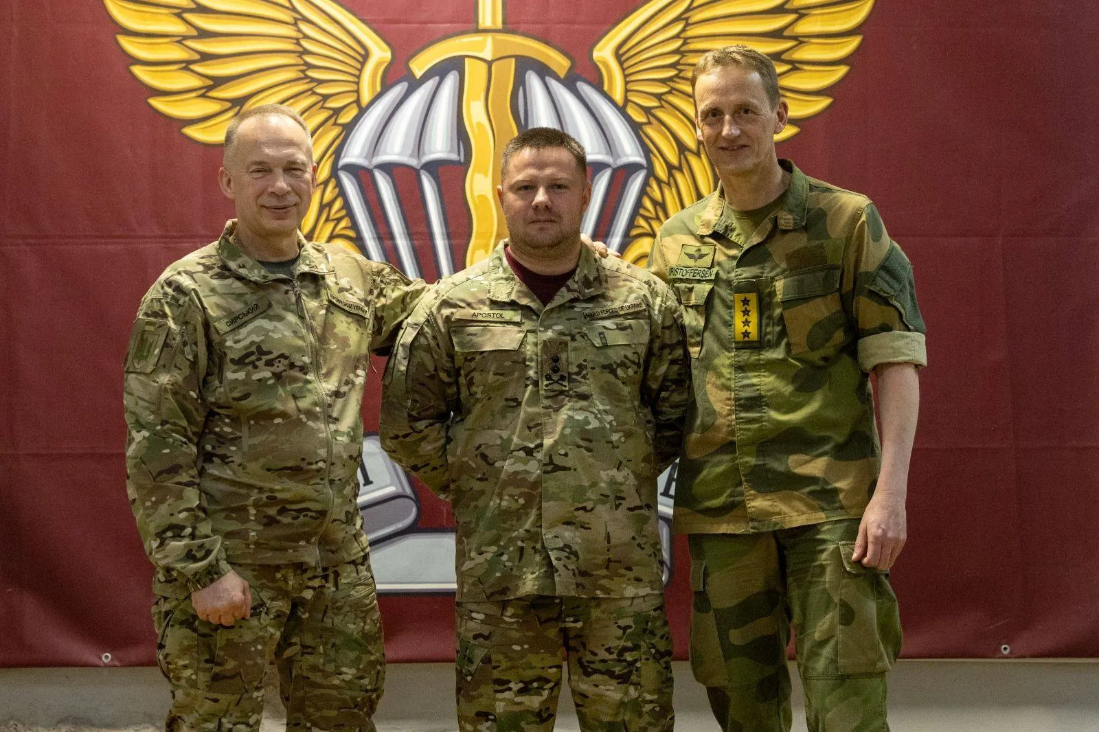 Syrsky, together with the Norwegian Chief of Defence, visited combat units in southern Ukraine