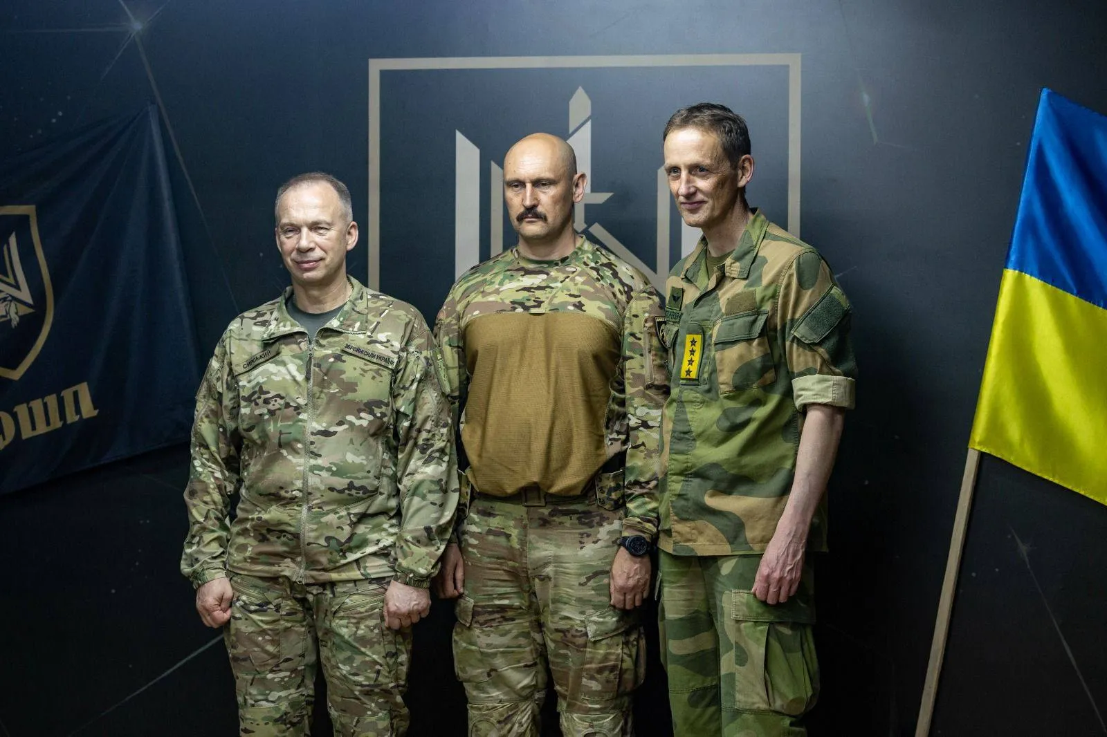 Syrsky, together with the Norwegian Chief of Defence, visited combat units in southern Ukraine
