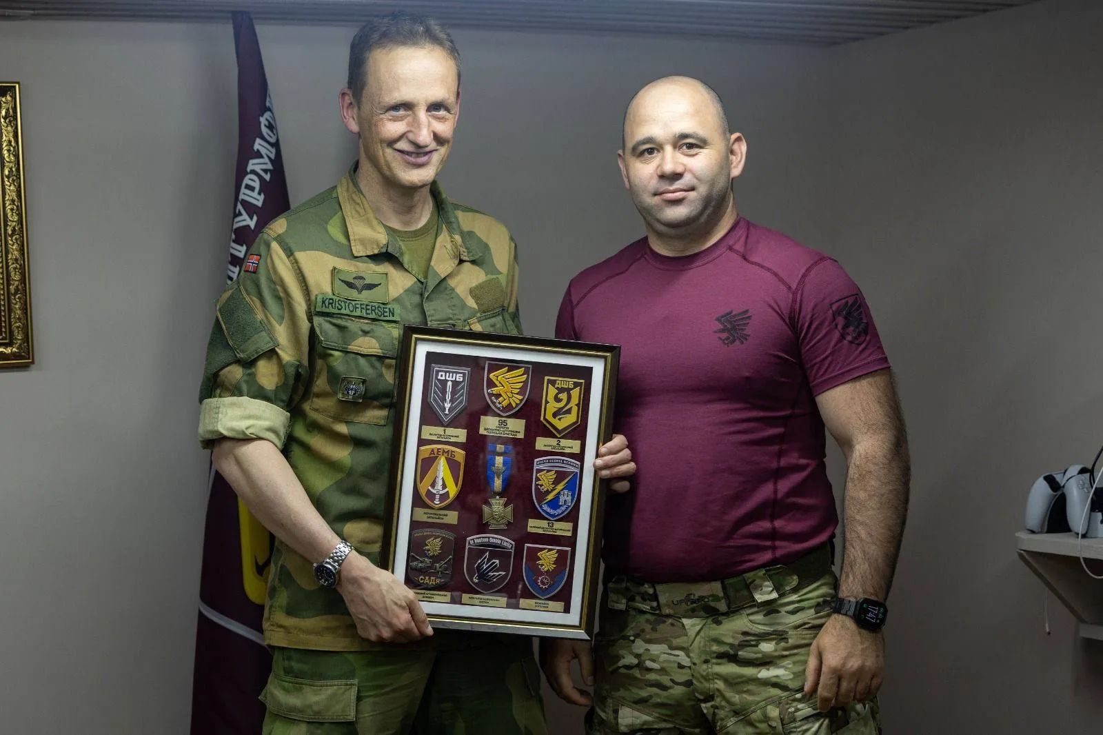 Syrsky, together with the Norwegian Chief of Defence, visited combat units in southern Ukraine
