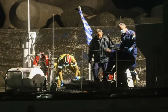 A boat carrying migrants sank near Crete; rescuers found 18 bodies