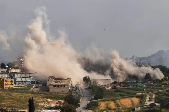Israel has carried out more than 120 air strikes on Lebanon and expanded its ground operation