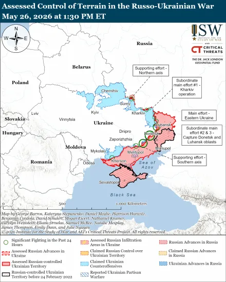 ISW попереджає про ризик ударів РФ із Білорусі по маршрутах допомоги Україні