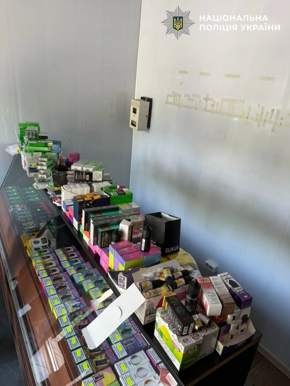 The State Service of Ukraine for Food Safety and Consumer Protection in Kyiv has seized counterfeit vapes and nicotine products worth over 12 million hryvnias