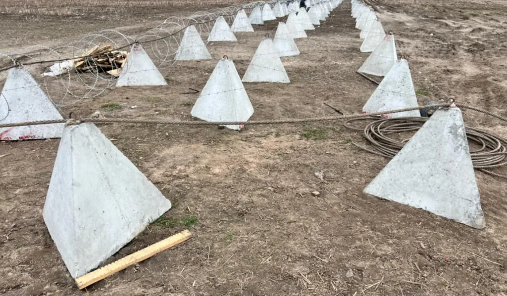 Latvia is installing 'dragon's teeth' and anti-tank trenches along its border with Russia