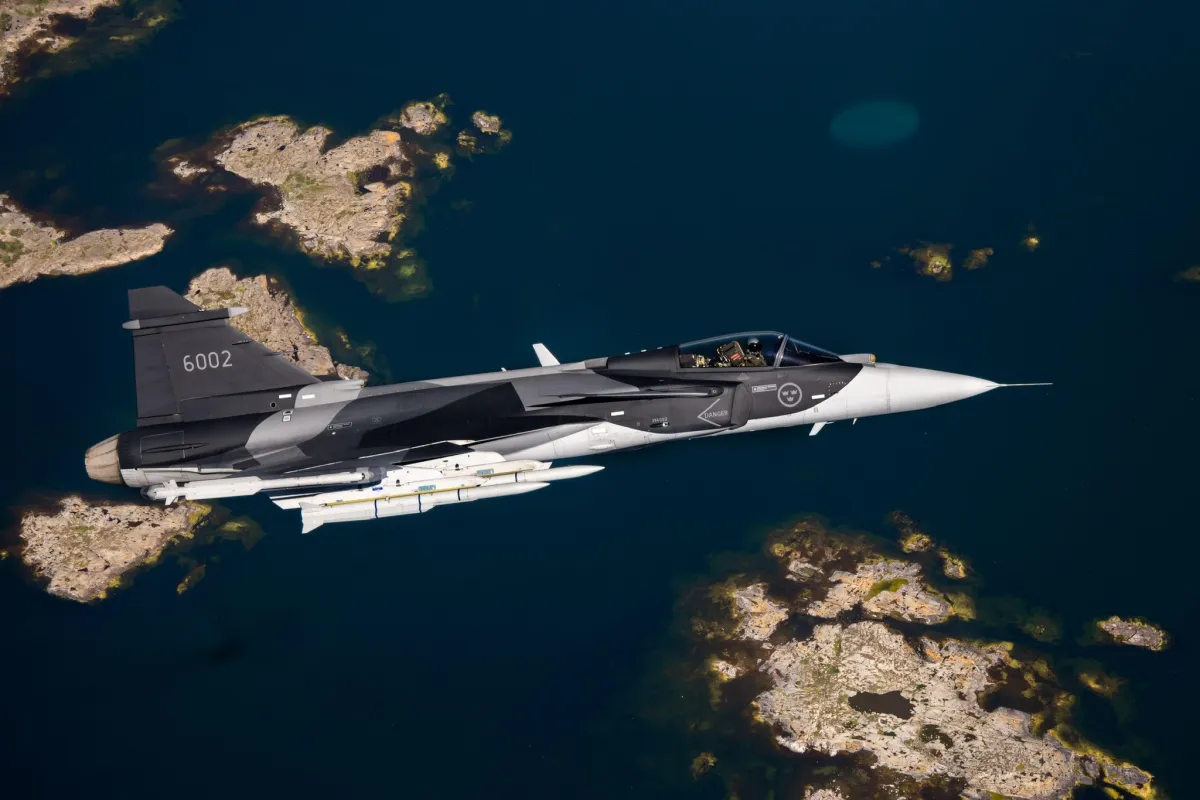 Ukrainian pilots are already undergoing training on the Gripen