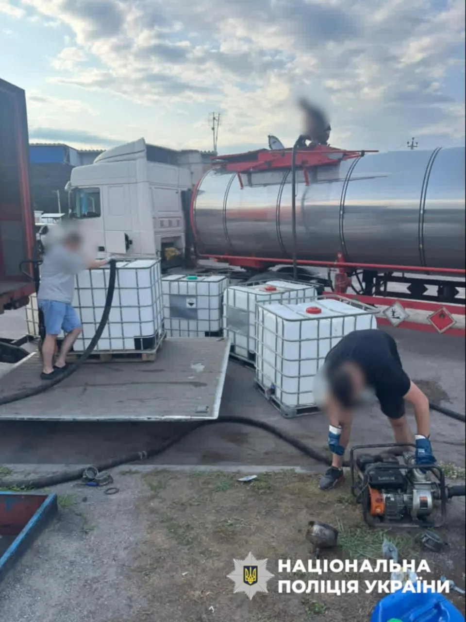 Five members of a gang are to stand trial in the Kyiv region for producing counterfeit fuel