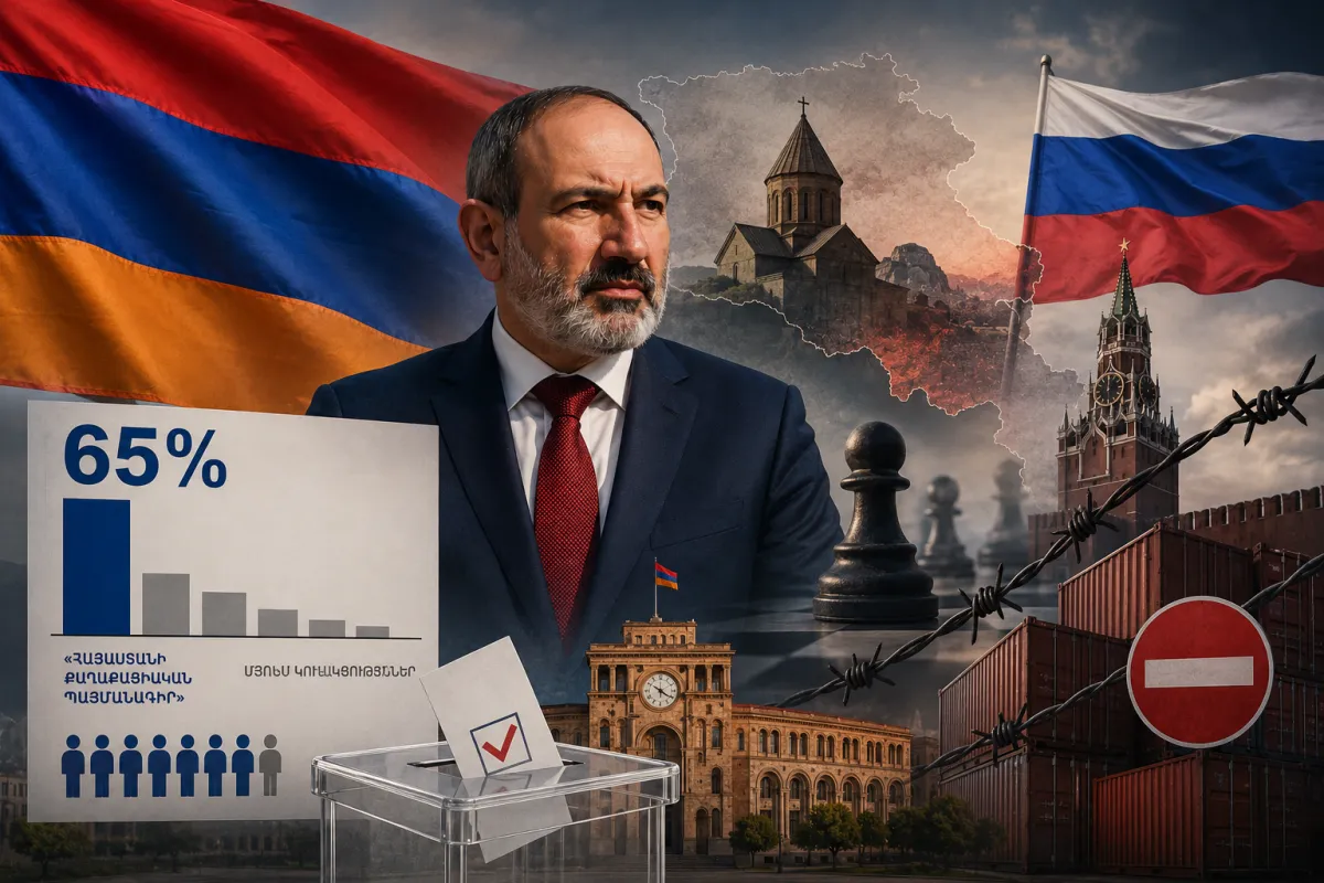 Pashinyan maintains a comfortable lead ahead of the Armenian elections