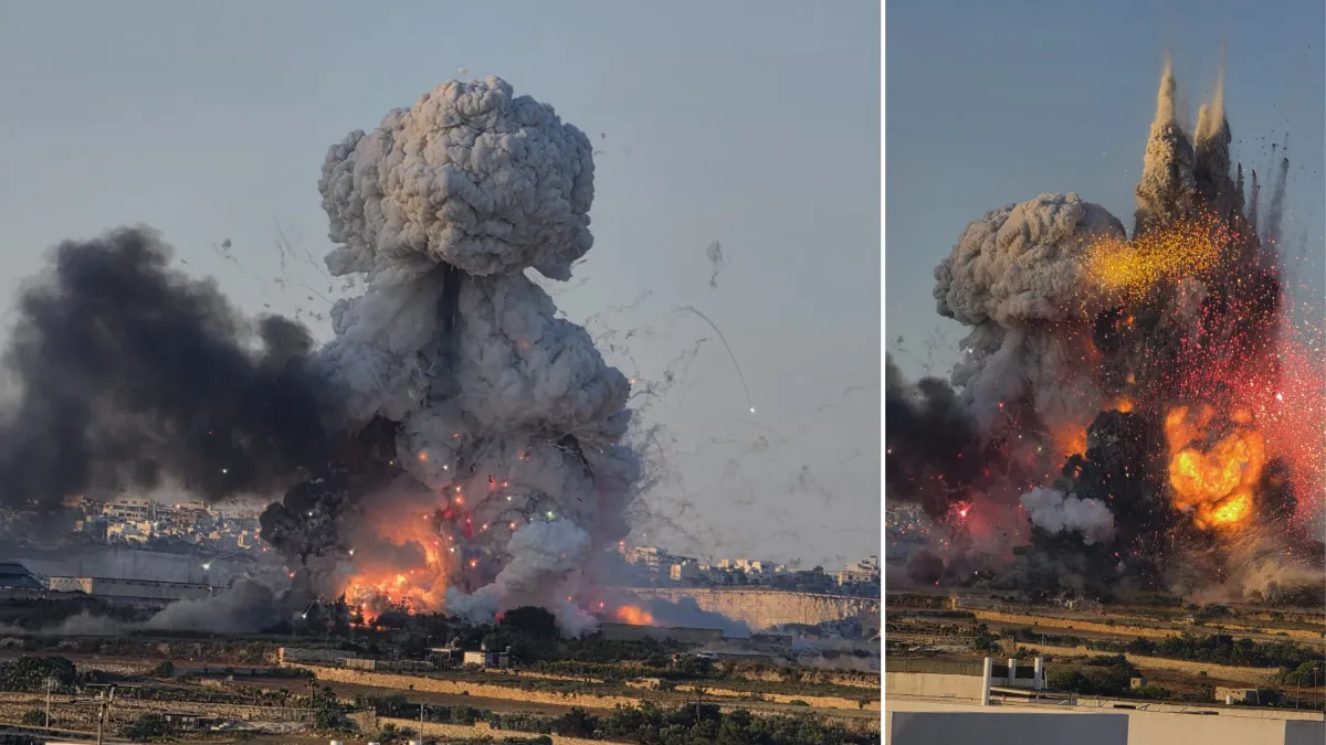 A fireworks factory has exploded in Malta: homes and vehicles have been damaged, and there are casualties