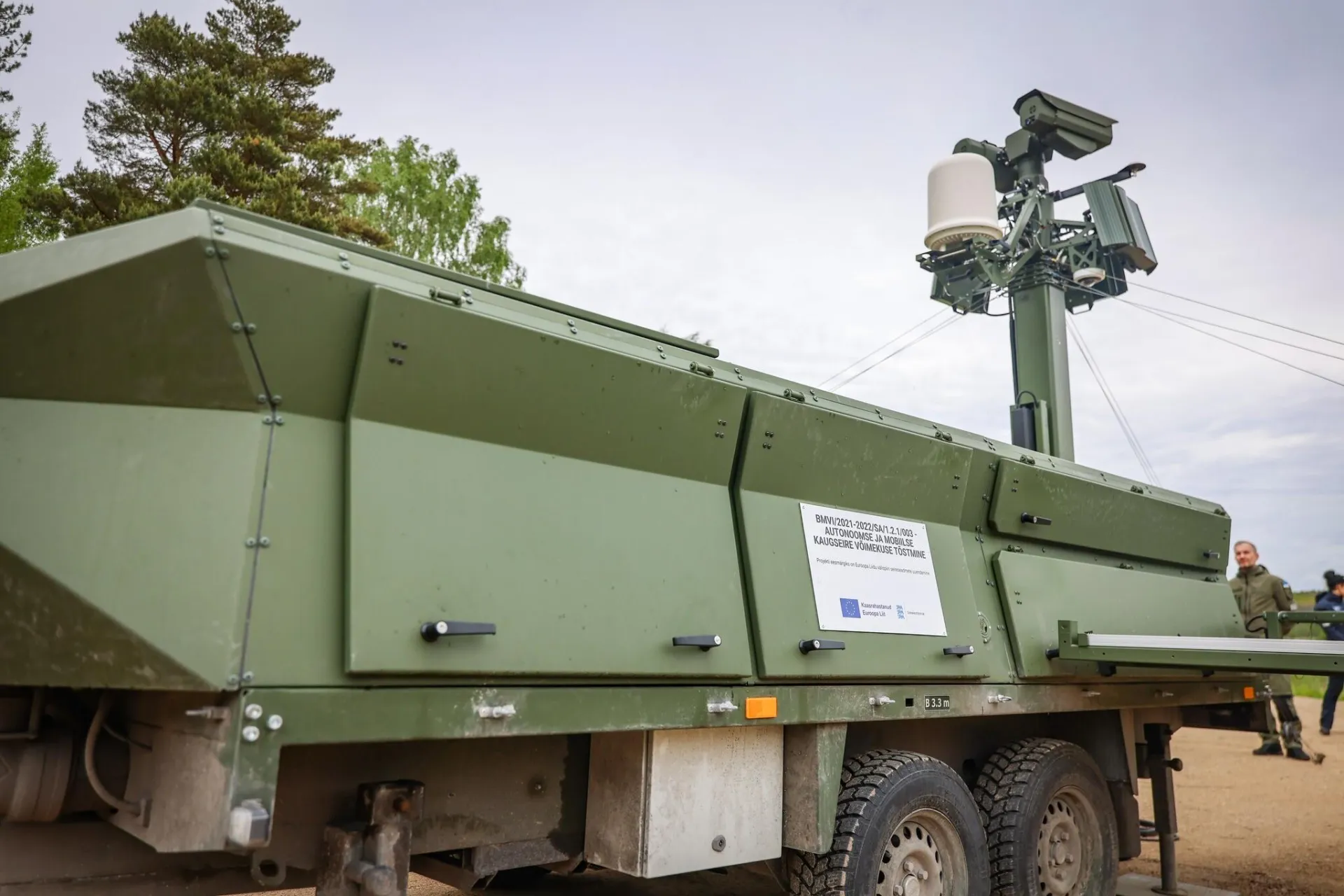 Estonia is rolling out a drone monitoring system along its border with Russia