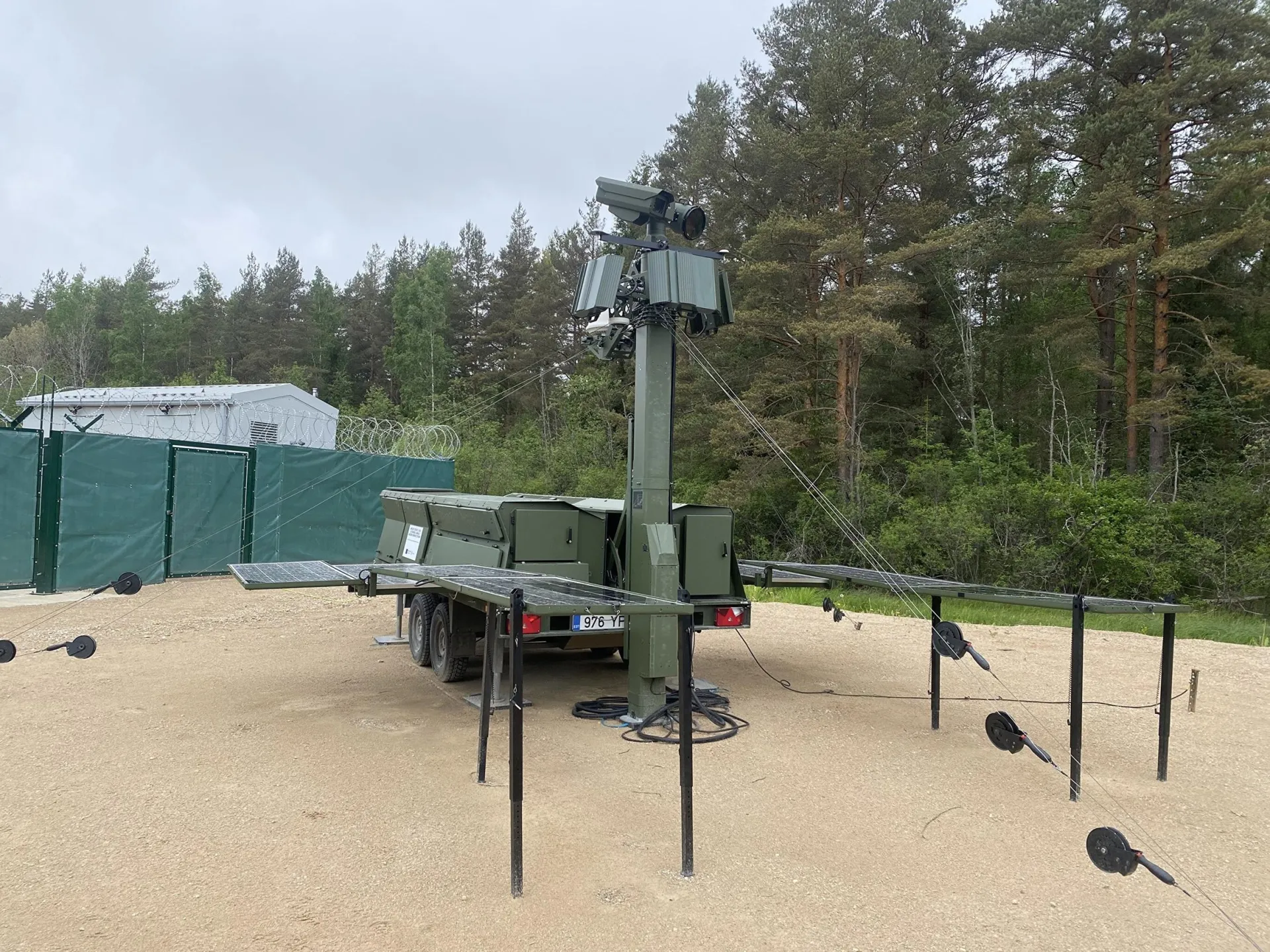 Estonia is rolling out a drone monitoring system along its border with Russia