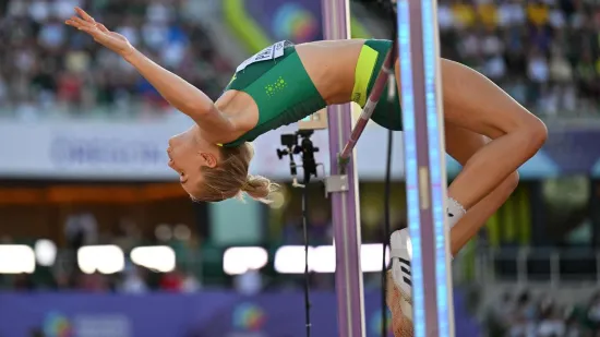 Eleanor Patterson couldn't contain her emotions after Maguchih's defeat