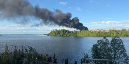 Friendly drones attacked a Russian Navy base on the Baltic Sea in Kronstadt