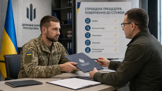 Military service and return to duty: The State Bureau of Investigation has launched a simplified procedure
