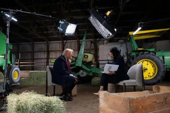 Трамп достроково завершив інтерв’ю після суперечки з журналісткою NBC News (ВІДЕО)