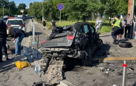 The police have revealed an unexpected detail about the driver who crashed into a pedestrian underpass in Kyiv
