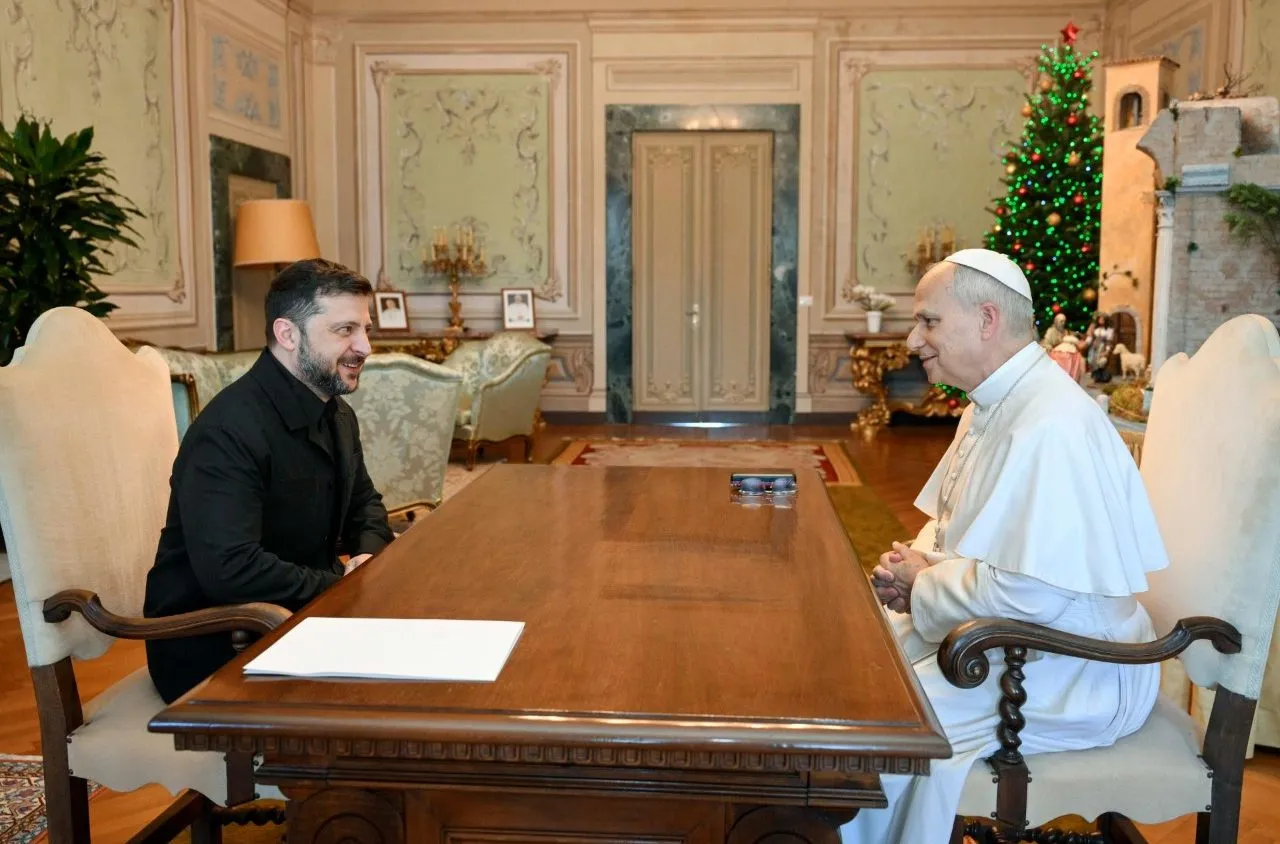 Pope Leo XIV met the President of Ukraine in Castel Gandolfo