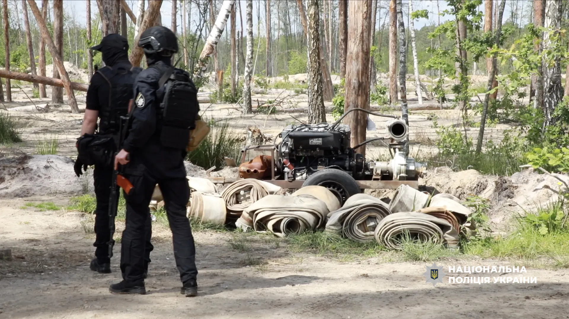 A large-scale amber smuggling operation has been uncovered in the Rivne region