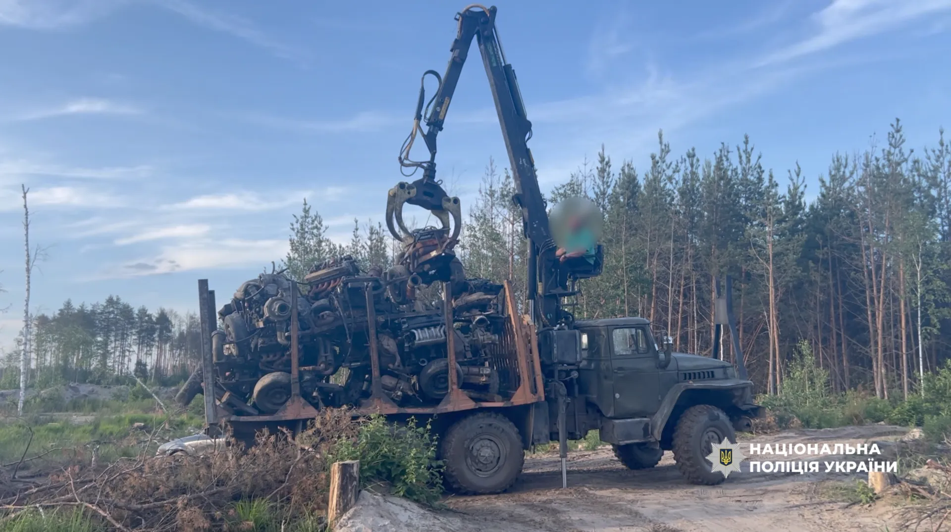 A large-scale amber smuggling operation has been uncovered in the Rivne region