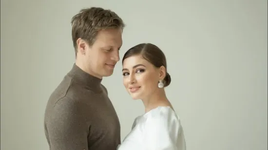 Kateryna Tyshkevych and Valentin Tomusyak are expecting their first child