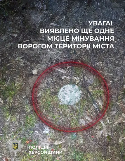 На Херсонщині виявили нові російські протипіхотні міни типу «Пряник»