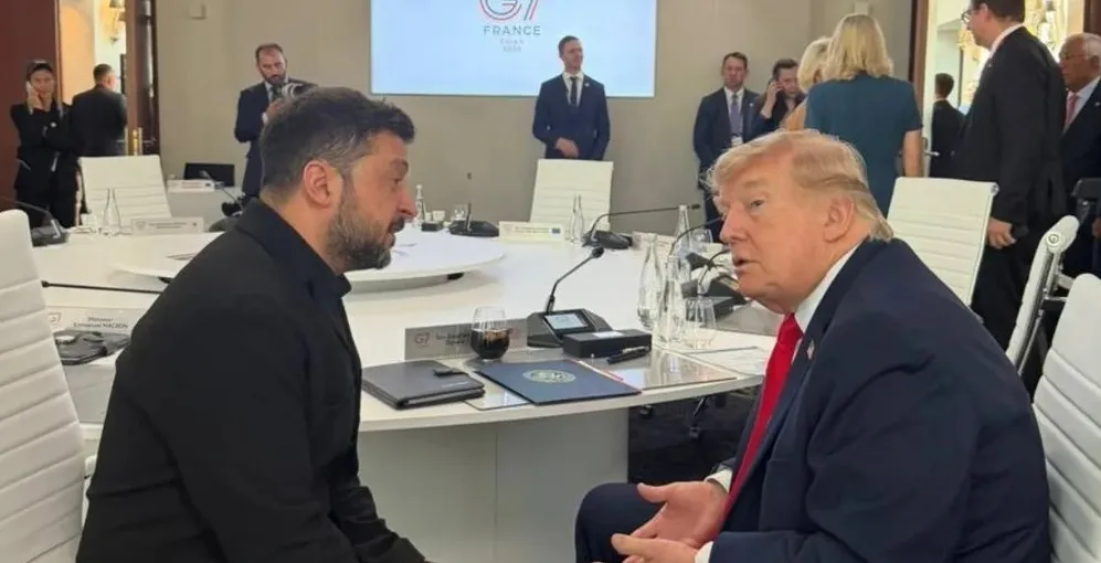 Zelenskyy and Trump met at the G7 summit in France: what they discussed