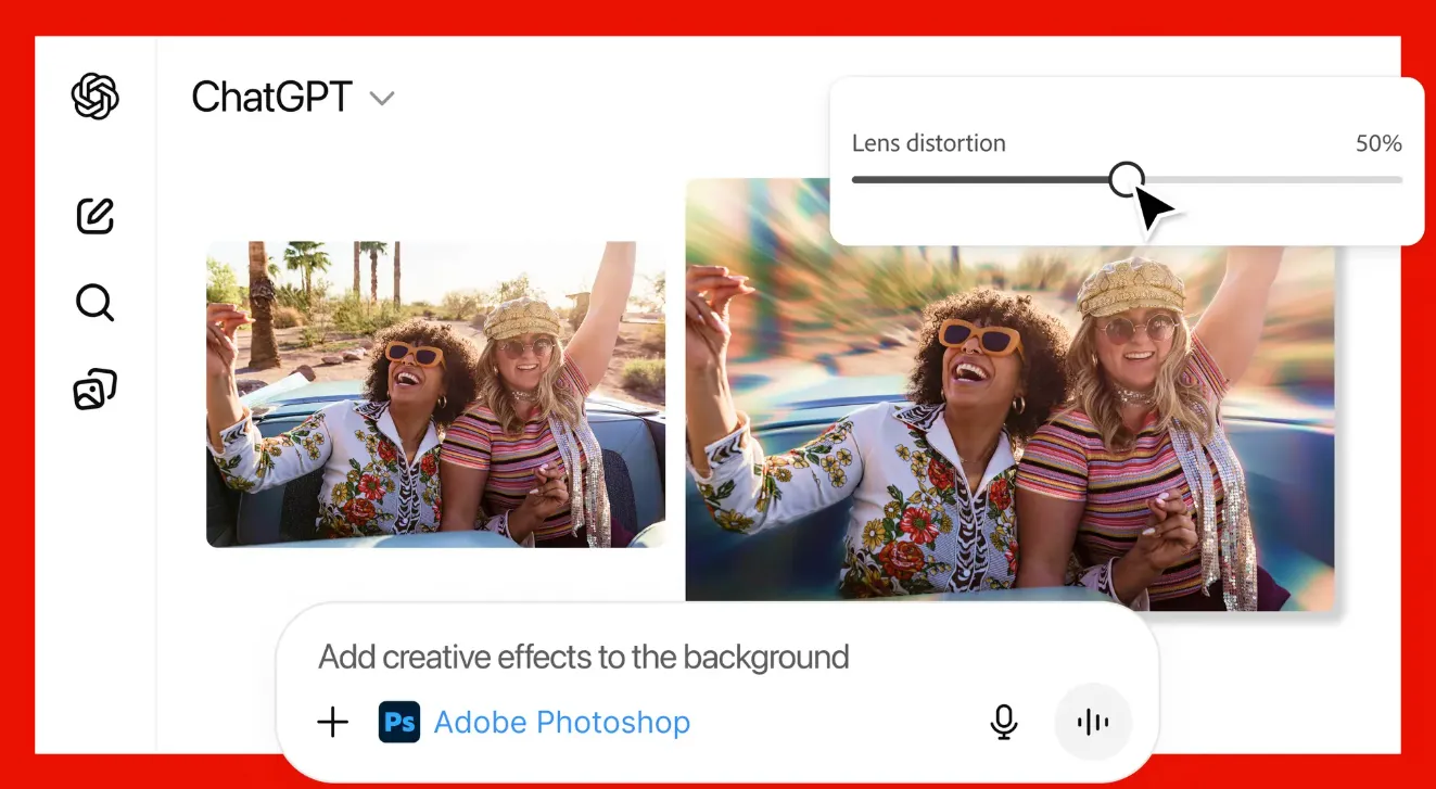 Adobe has made Photoshop and Acrobat available in ChatGPT