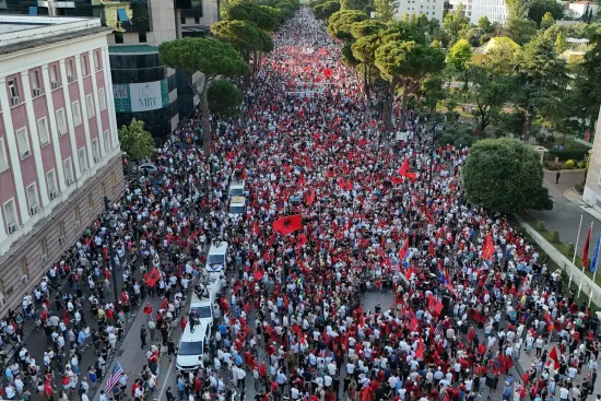 Protests have broken out in Albania over Jared Kushner’s resort project