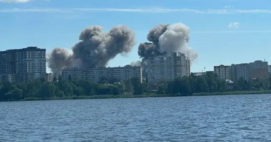 A factory producing rocket components has been attacked in Voronezh (VIDEO)