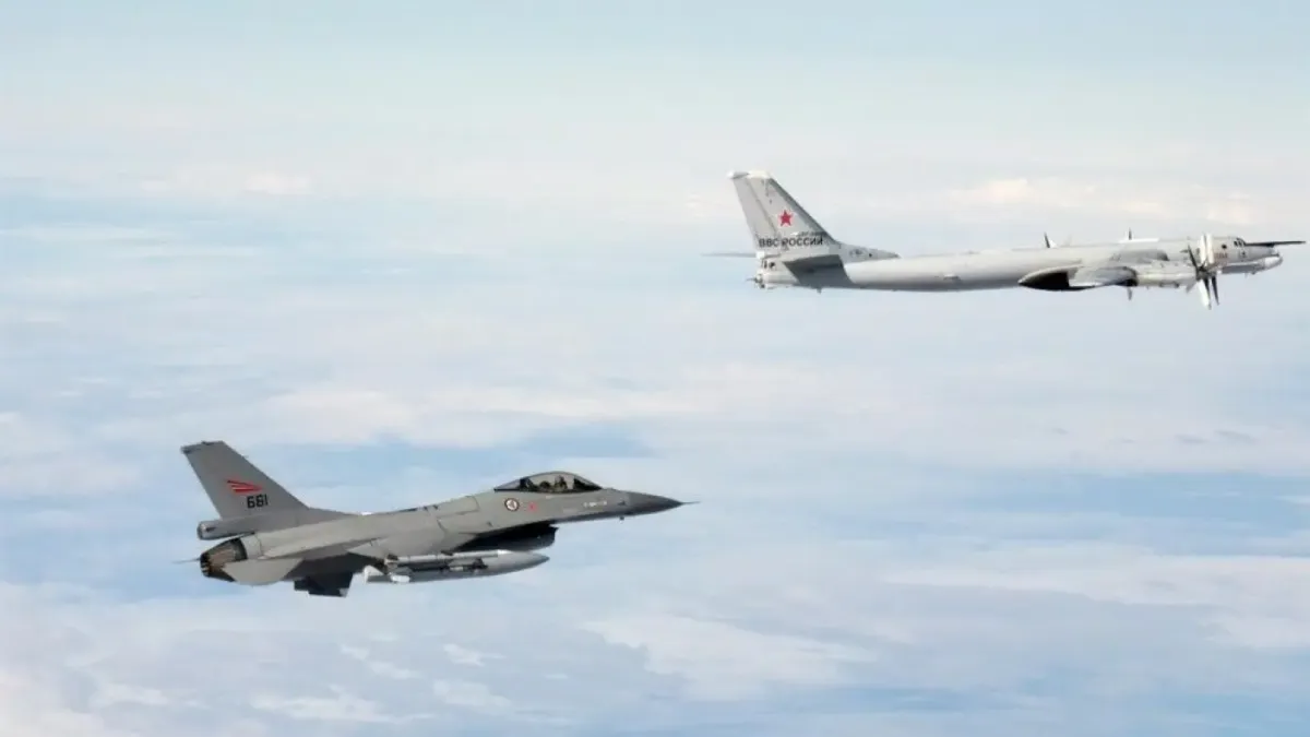 Russian strategic bombers carried out a 16-hour flight over the Barents Sea and the Norwegian Sea