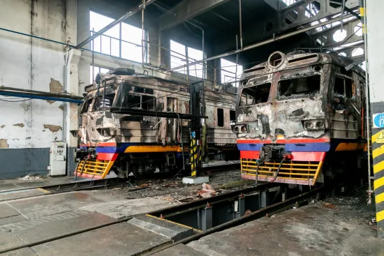 In Ukraine, about ten railway stations have been destroyed and another forty damaged due to Russian attacks