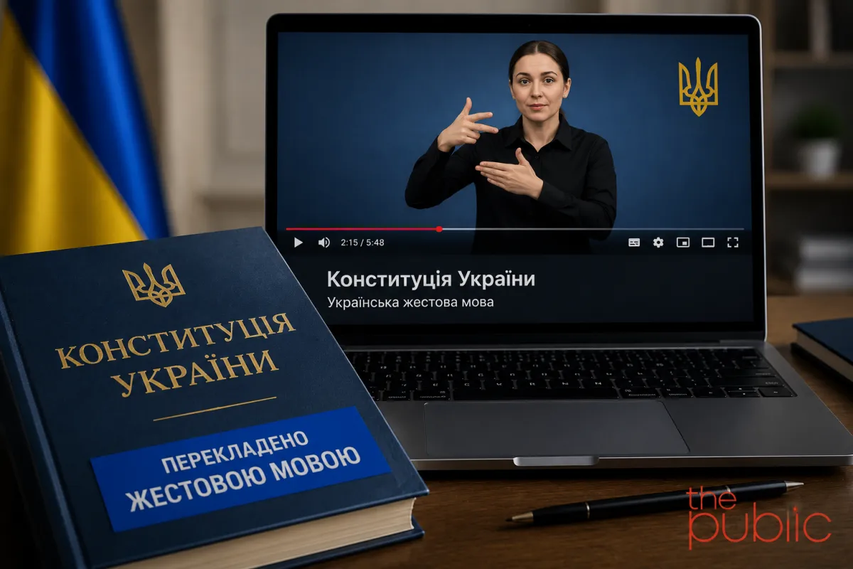 The Constitution of Ukraine has been translated in full into sign language for the first time