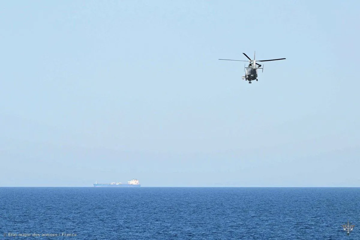 France has detained the tanker Deliver in the Mediterranean Sea on suspicion of breaching maritime law