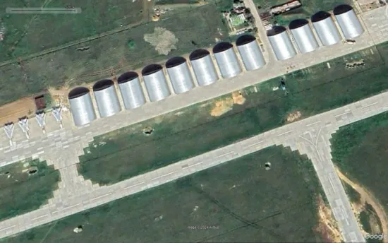 The SSU struck the ‘Saki’ airfield in Crimea and hit hangars housing fighter jets