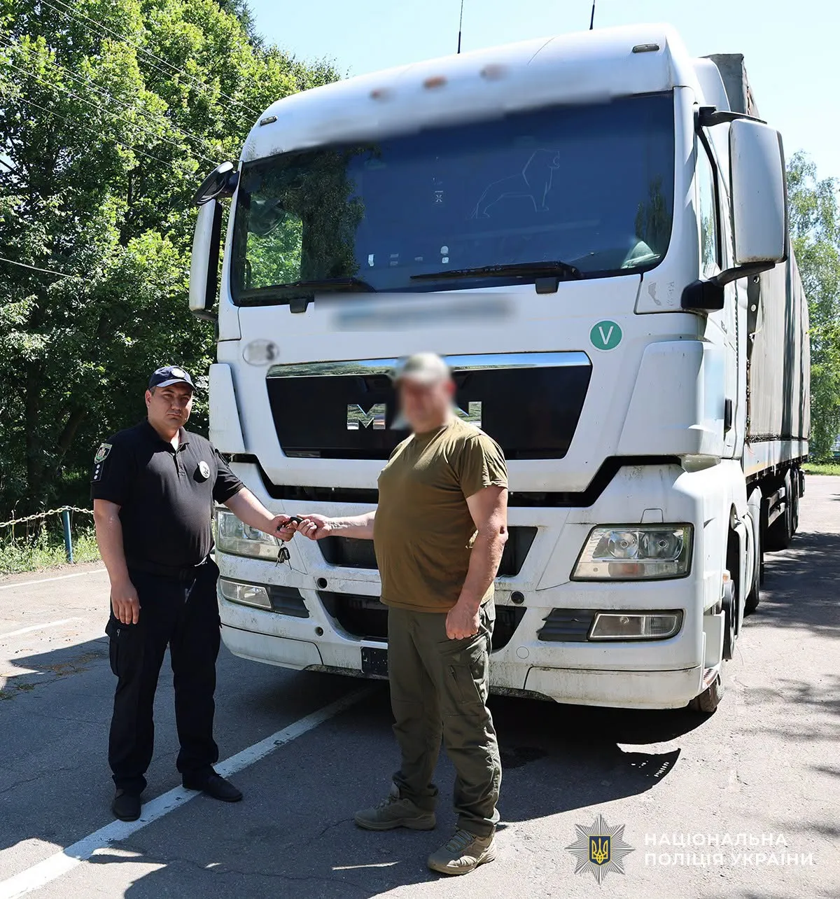 In the Zhytomyr region, lorries belonging to Russian businesspeople that had been seized were handed over to the Defence Forces