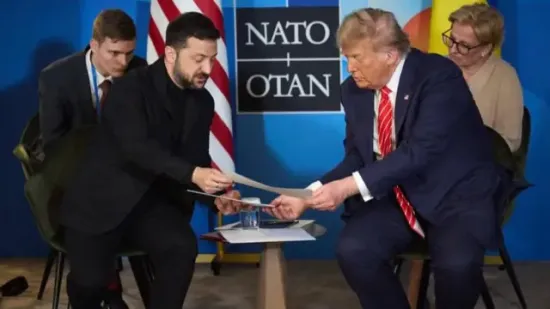 Reuters reported on the planned meeting between Donald Trump and Volodymyr Zelenskyy at the NATO summit