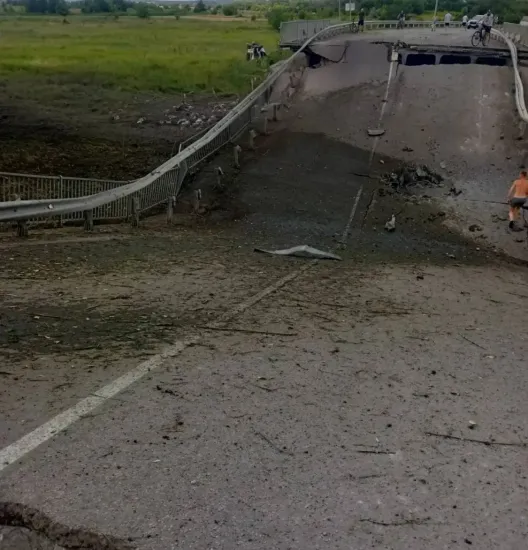 The Ukrainian military has bombed four bridges in the Belgorod region of the Russian Federation