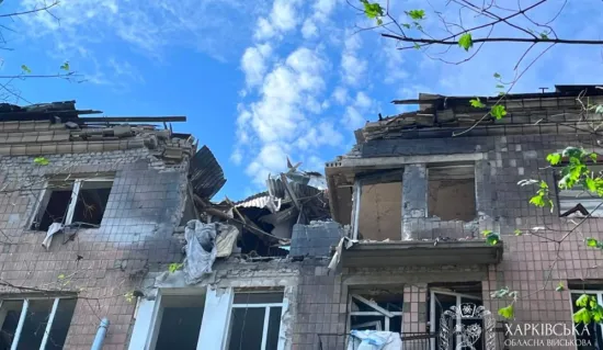 The Russians struck a residential building in Kharkiv with a ‘Banderole’ missile. Two people are known to have been killed and more than 30 injured