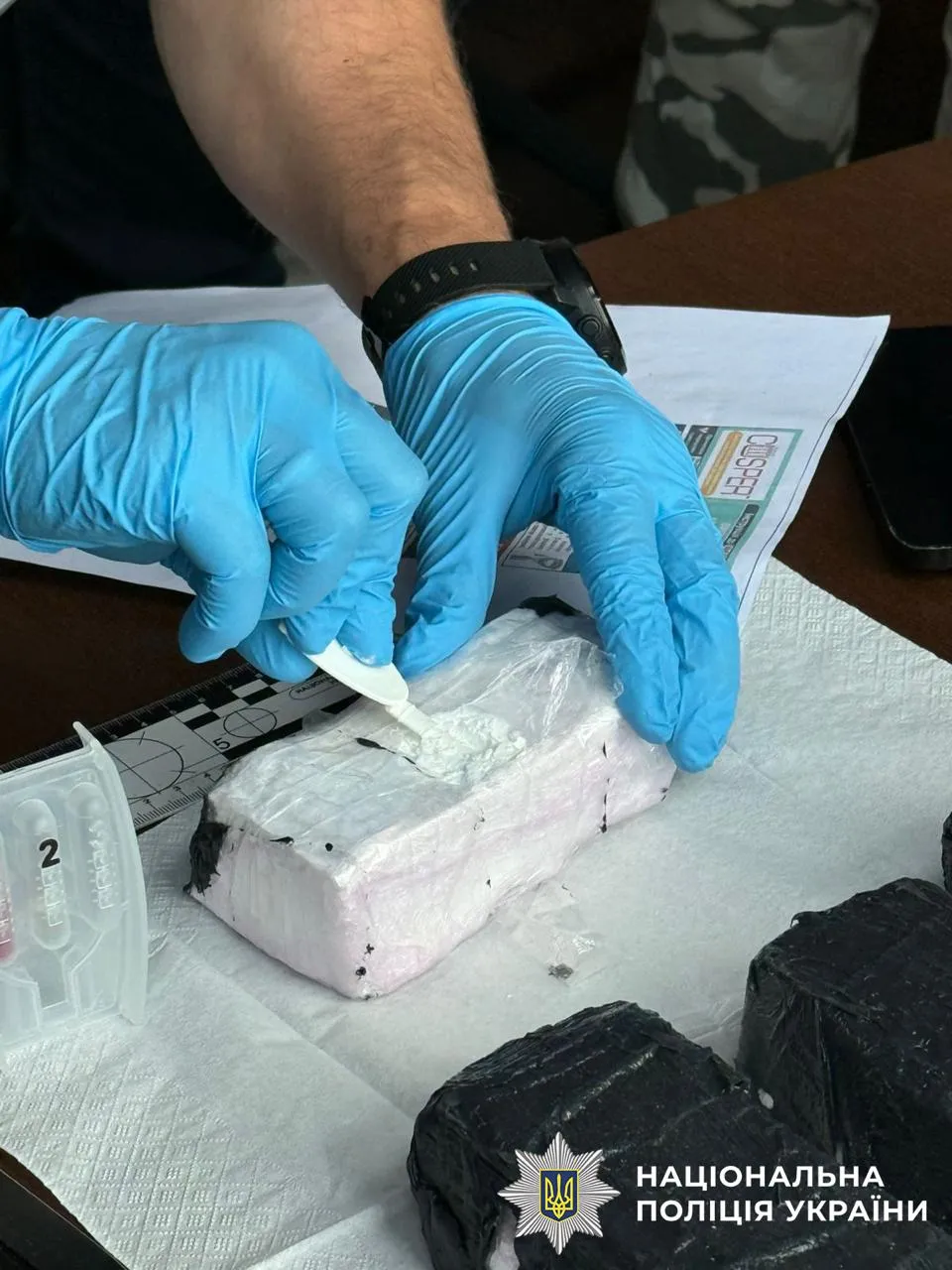 A suspect has been arrested in Odessa on suspicion of trafficking large quantities of cocaine 