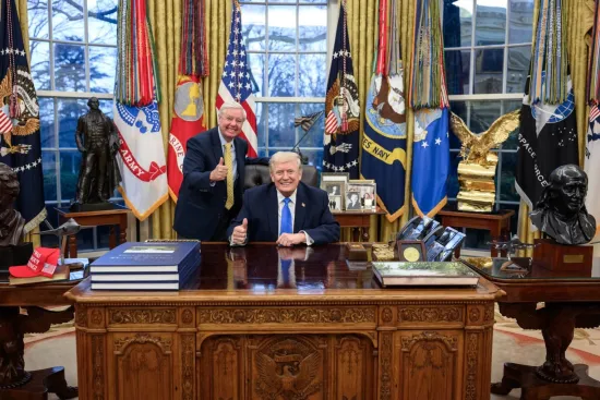 Трамп підтримав законопроєкт про нові санкції проти Росії, який просував просував сенатор Ліндсі Грем